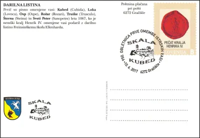 950. OBLETNICA PRVE OMEMBE ISTRSKIH VASI